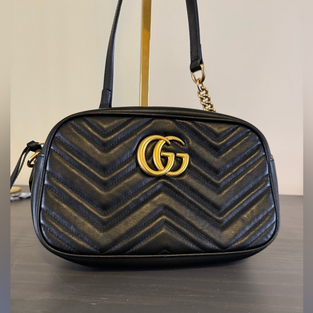 Authentic Small Gucci Marmont Shoulder Bag